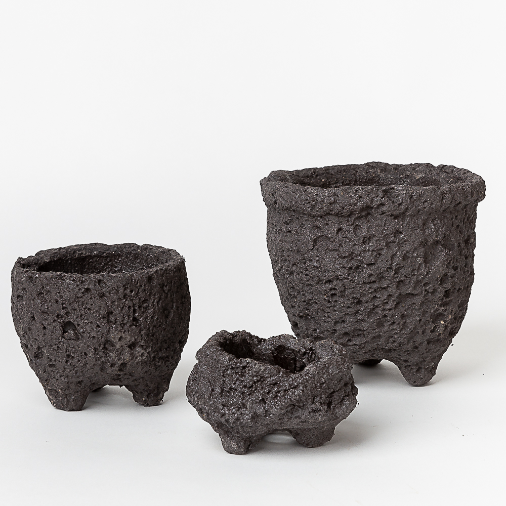 화산석 현무암 돌화분 다육 미니 화분