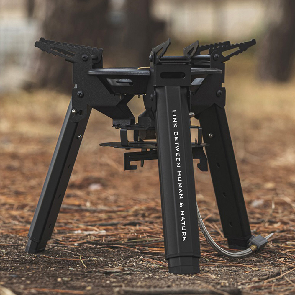 티에라 포르테 캠핑 버너 그리들 이소가스 강염 스토브 캠핑용 고화력