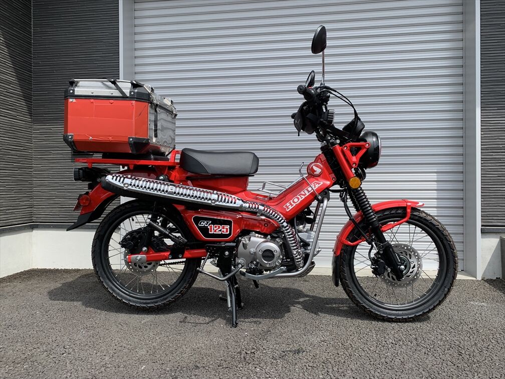 혼다 CT125 헌터커브 CT110 머플러 가드 장착 브라켓 (가드포함) : CUSMOTO