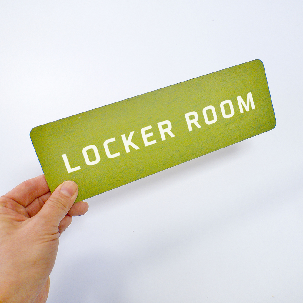 LOCKER ROOM 라커룸 도어사인 문패 탈의실 표지판 사인 안내문구 - 상세 이미지 3