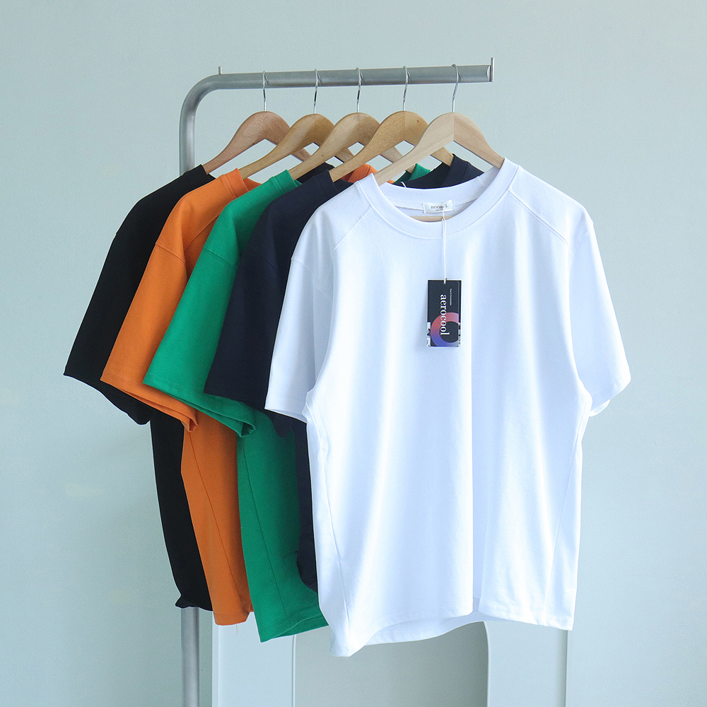 남자반팔티 오버핏 비침없는 20수 흰색 빅사이즈 티셔츠