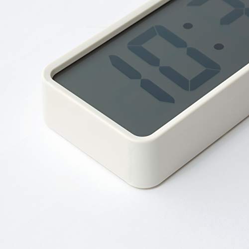 무인양품 MUJI 디지털 시계 알람 가능 MJ-DCSW1 15832019 화이트 - 상세 이미지 2
