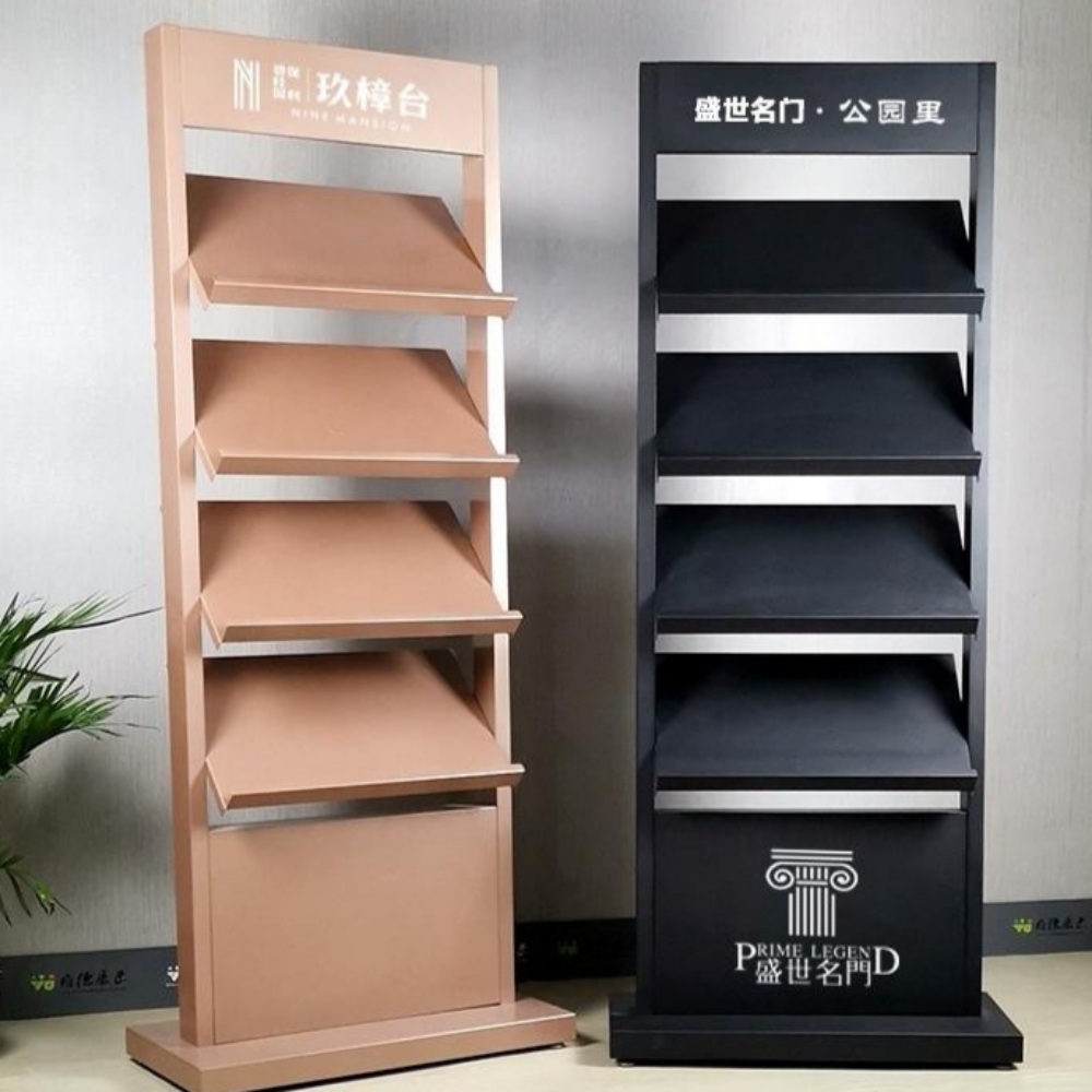 신문 진열대 잡지 랙 전단지 카탈로그 전시대 영화관 포스터 - 메인 이미지