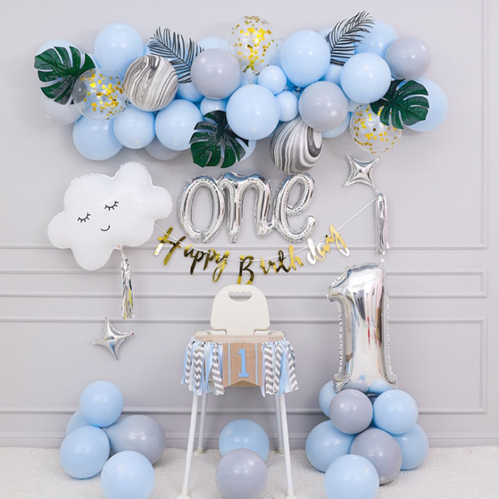 브로키 파티풍선 숫자 은박 생일가랜드 이벤트 (100미니)