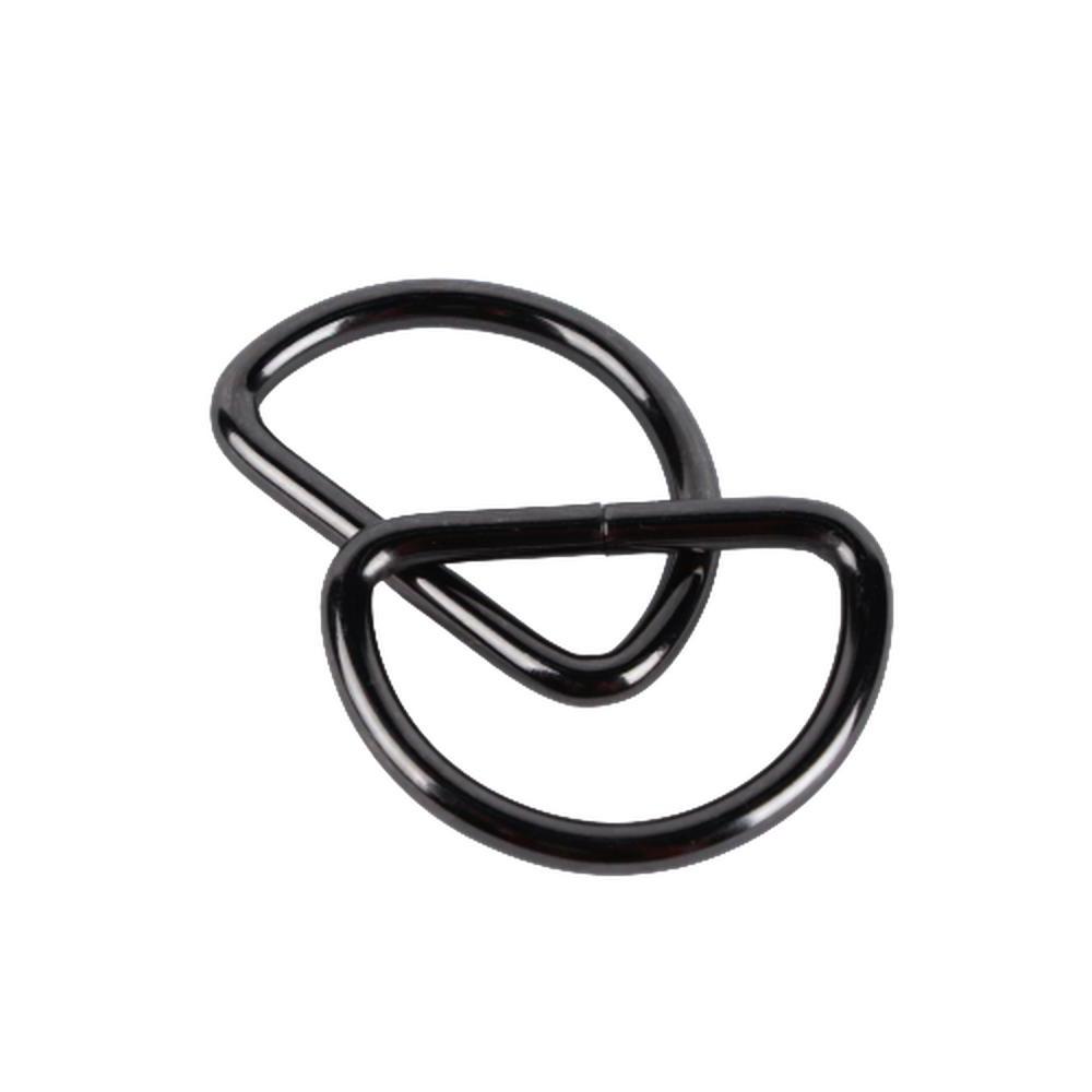 흑니켈 가방부자재 D링고리 스트랩연결 32mm 2P