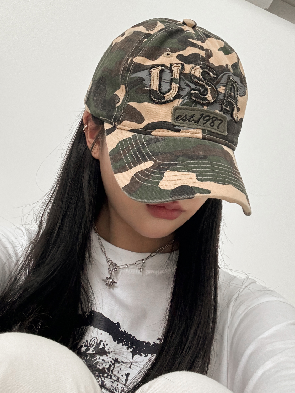 [18종/BEST] y2k 레터링 자수 빈티지 페스티벌 볼캡 모자 모음 상세 이미지 104