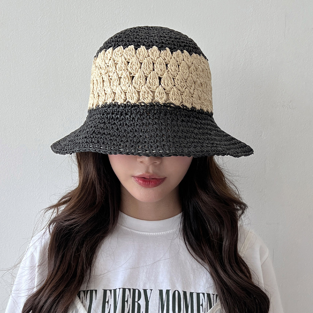 동대문모자 밀짚 크로쉐 짜임 라탄 라피아 버킷햇 플로피햇 이미지 7