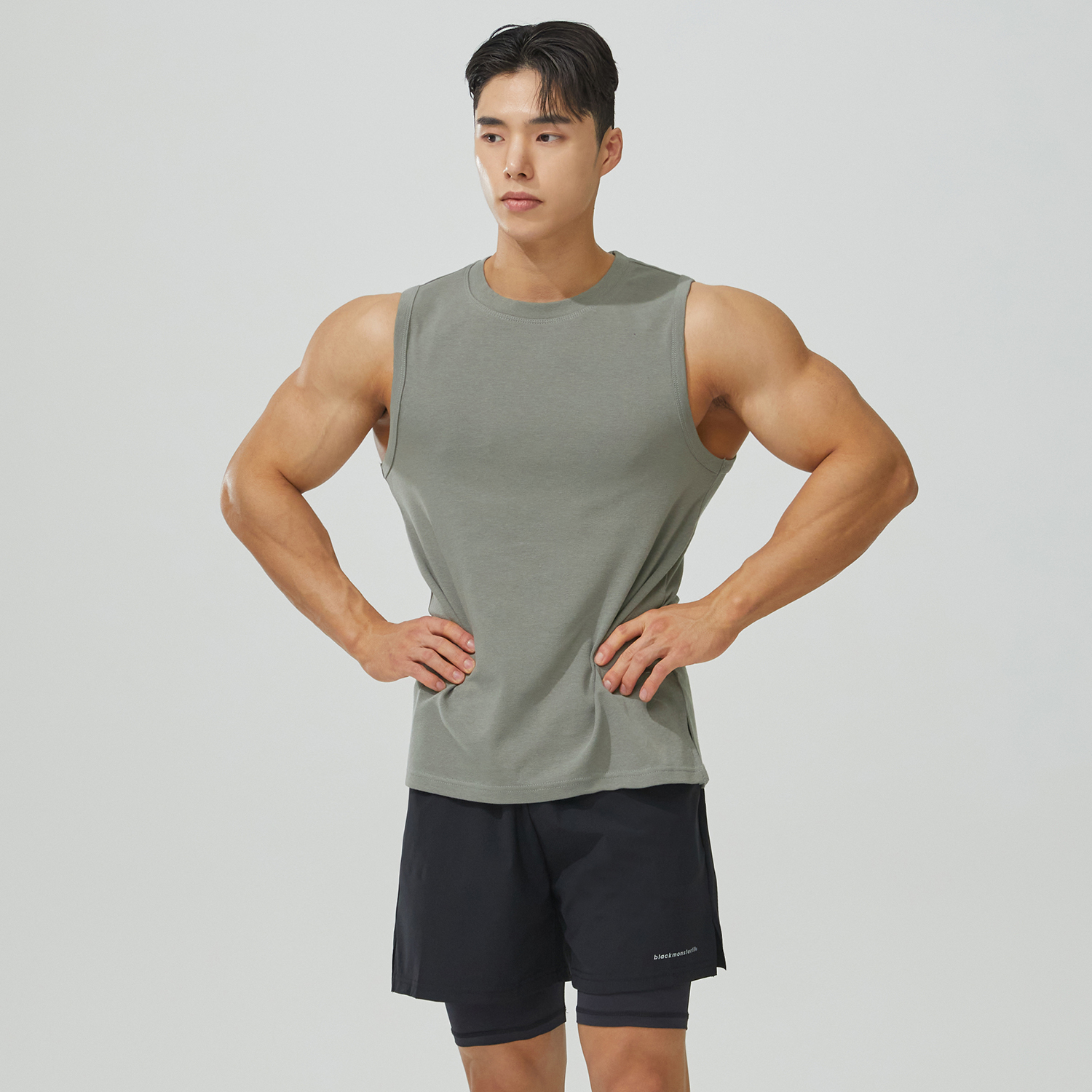 남자 헬스 운동복 짐웨어 우븐 반바지 런닝복 조깅 스포츠 바지 헬스옷 - 상세 이미지 5