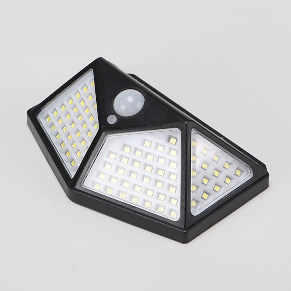 LED 태양광 센서등 자동감지 (100LED) 정원 가로등 벽조명 - 상품 이미지