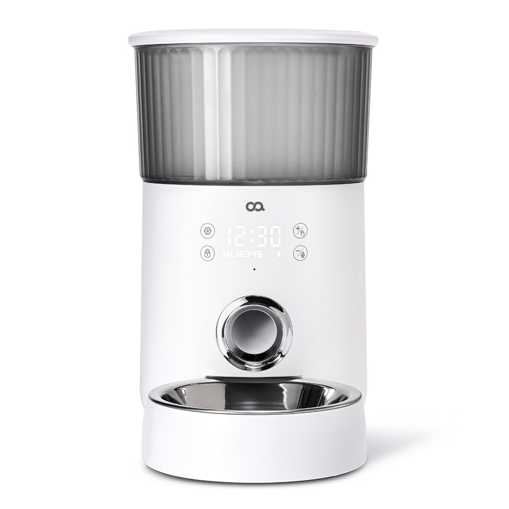 오아 이리와 펫 대용량 고양이 강아지 자동급식기 음성녹음