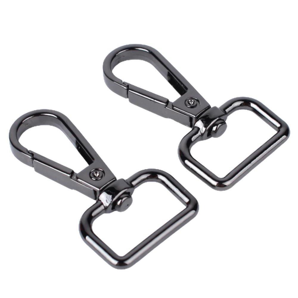 가방끈 고리 개고리 D링 스트랩 연결 부속 슬림 흑니켈 20mm