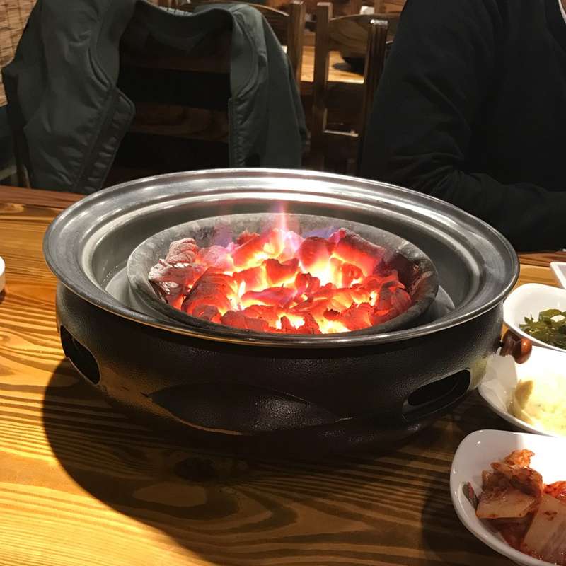숯냄비 숯불 테이 스토브 고기집 화로 바베큐 갈비 : 고위시