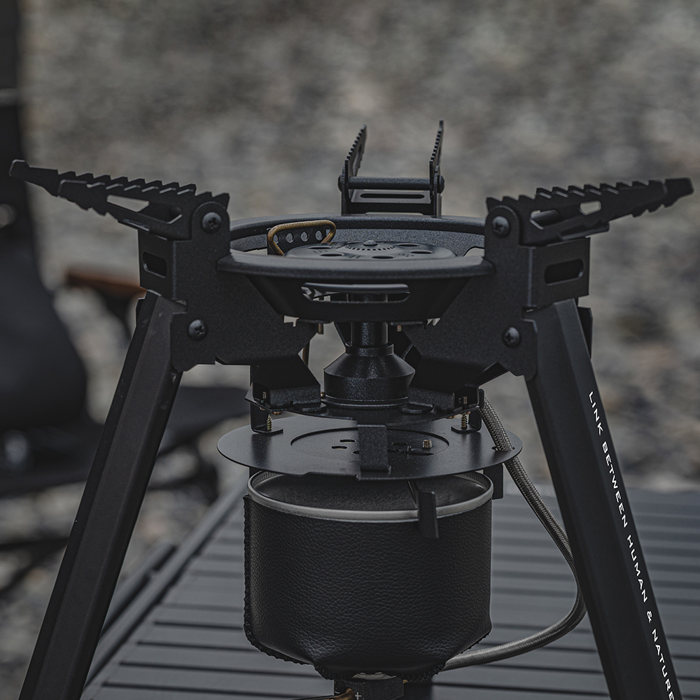 티에라 포르테 캠핑 버너 그리들 이소가스 강염 스토브 캠핑용 고화력