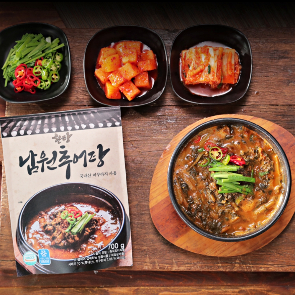 한탕 남원 추어탕 700g 5팩 국내산 미꾸라지 기력황제 즉석국 즉석탕 즉석조리식품 - 상세 이미지 3