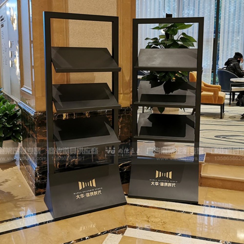 신문 진열대 잡지 랙 전단지 카탈로그 전시대 영화관 포스터 - 상세 이미지 2