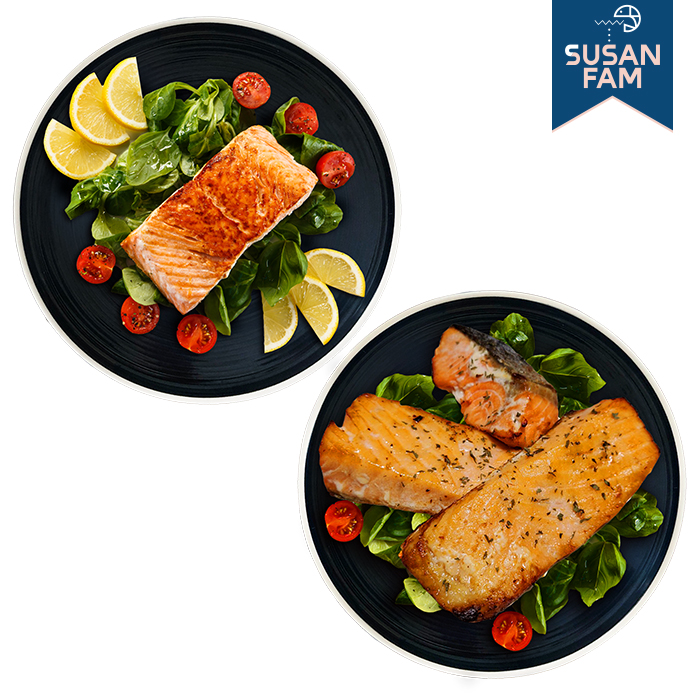 HACCP 인증 연어 스테이크 500g(100gX5팩) 구이용 연어 - 상세 이미지 2