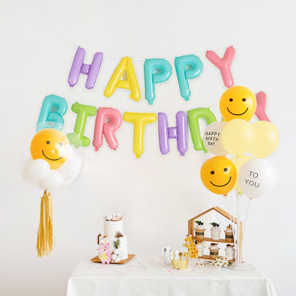 브로키 파티풍선 숫자 은박 생일가랜드 이벤트 (100미니)