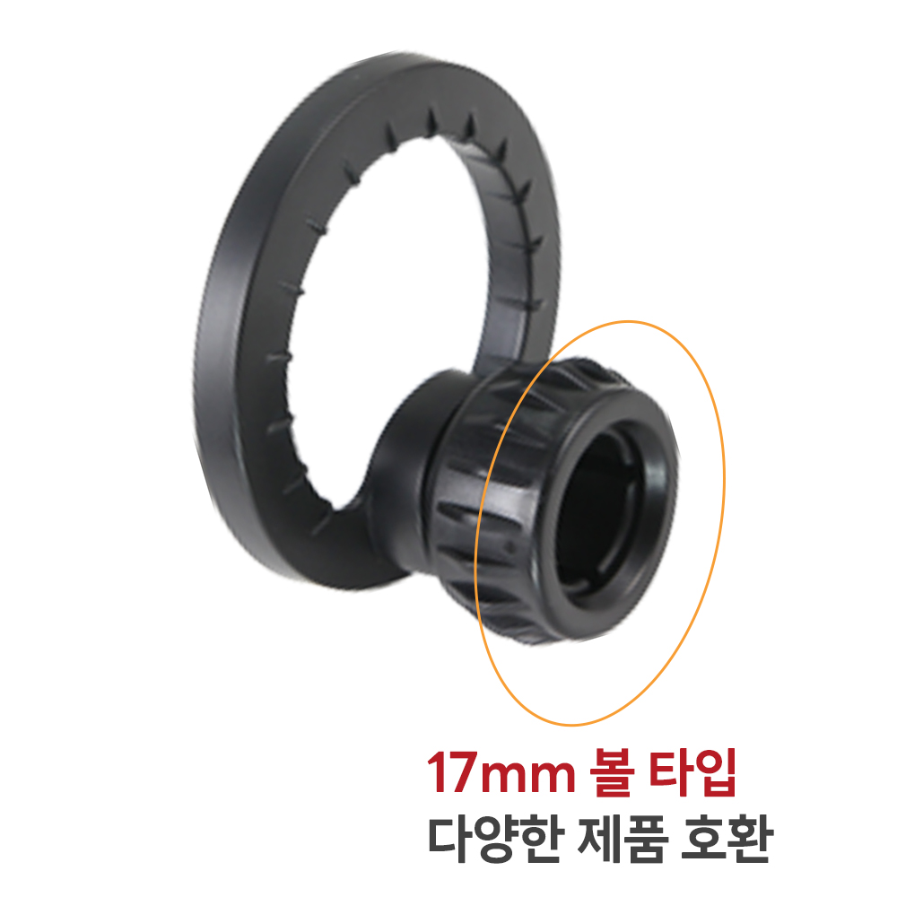 디지독 차량용핸드폰거치대 맥세이프 자석 마그네틱 핸드폰 스마트폰 360도 메탈링 심플링 - 상세 이미지 2