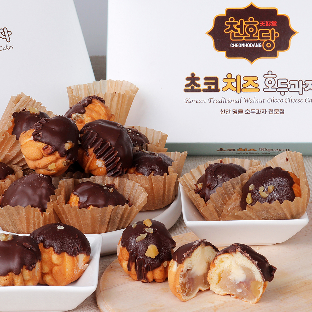 [천호당] 우리밀로 만든 초코 치즈 호두과자 10개 : 잇츠푸드