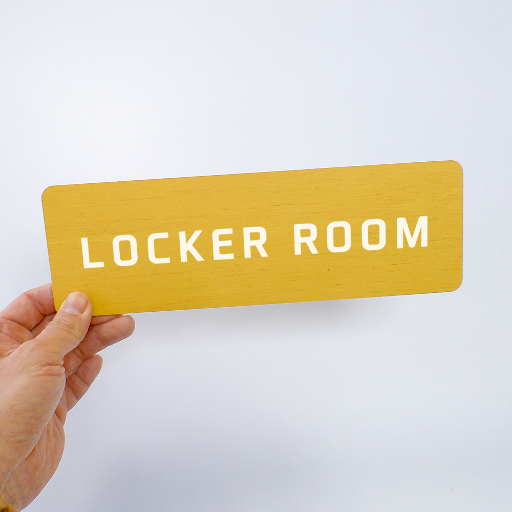 LOCKER ROOM 라커룸 도어사인 문패 탈의실 표지판 사인 안내문구 - 상세 이미지 2