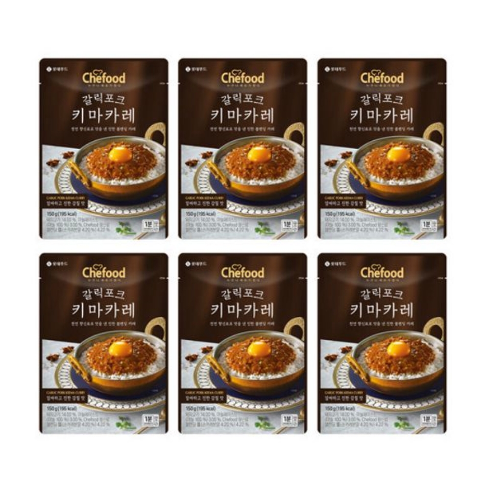 대량 마트 포크 갈릭 키마 카레 170g : 서치플레이스8