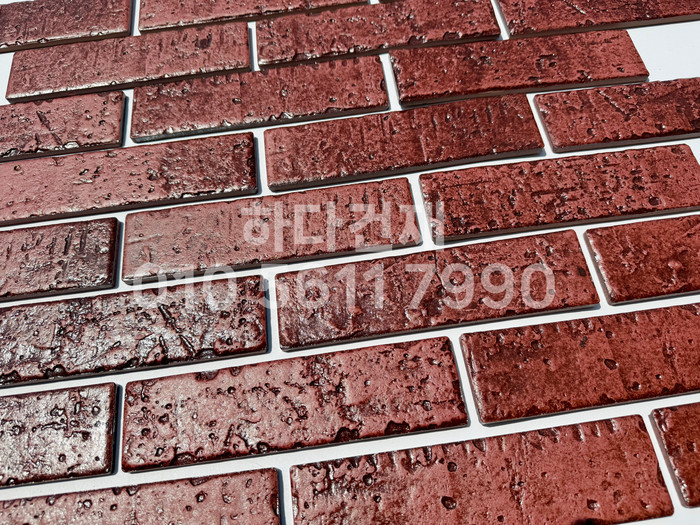 글레이즈브릭 230x60x9T 와인 / 하다건재 세라믹타일