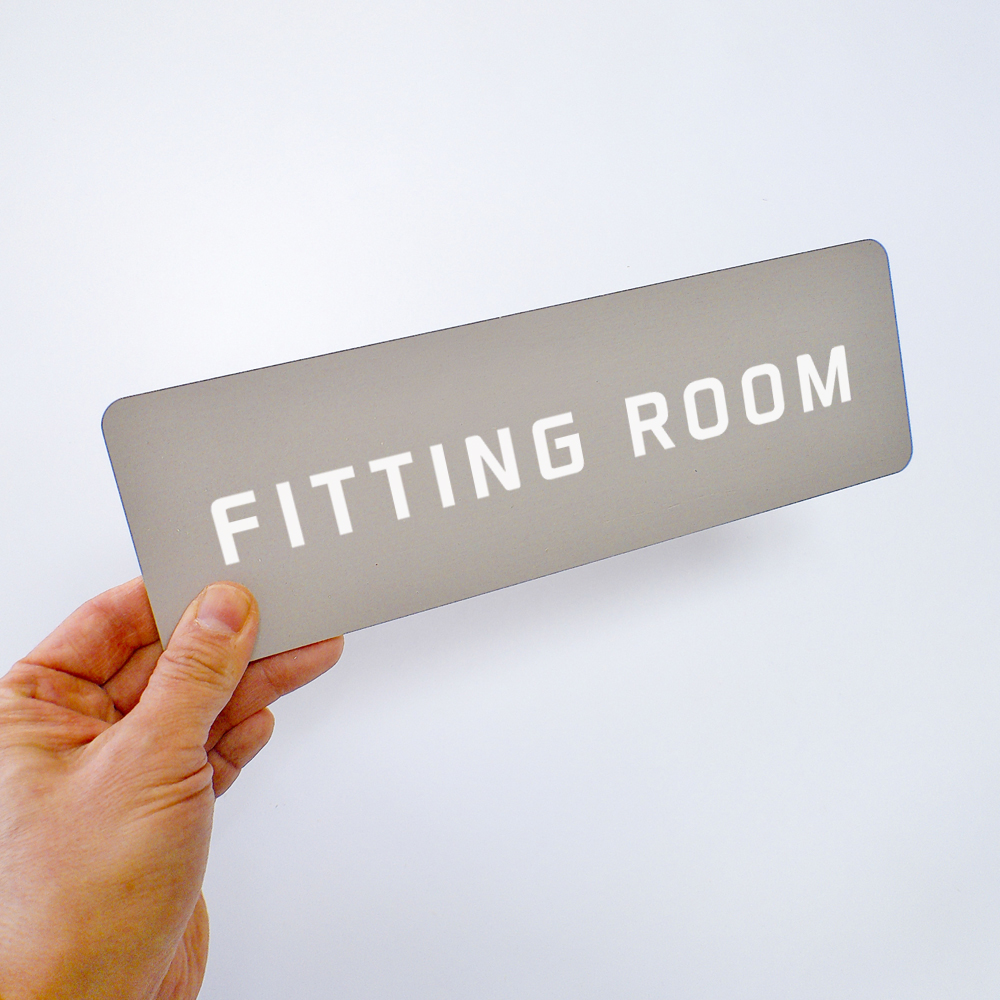 FITTING ROOM 피팅룸 도어사인 문패 탈의실 표지판 표찰 사인 안내문구 - 상세 이미지 5