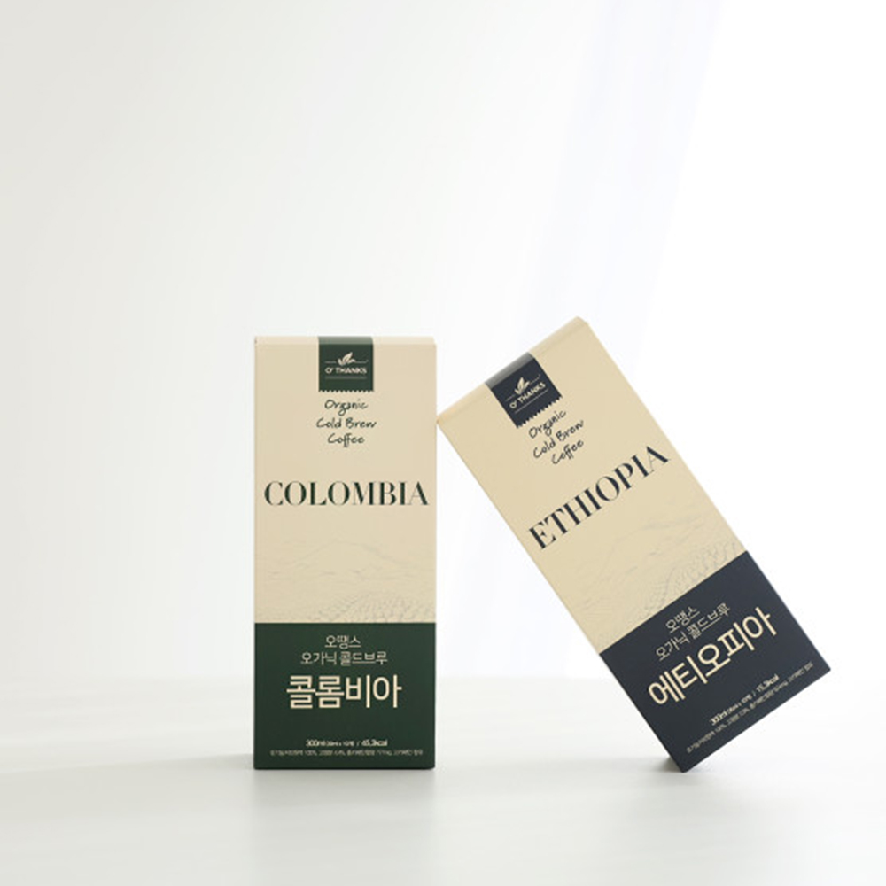 (오땡스)유기농 콜드브루원액 에티오피아 더치커피 액상커피스틱 30ml 10개입 이미지 7