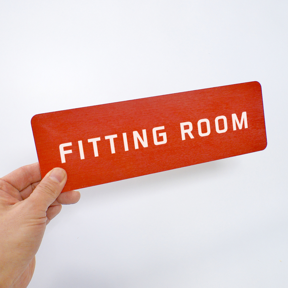 FITTING ROOM 피팅룸 도어사인 문패 탈의실 표지판 표찰 사인 안내문구 - 상세 이미지 4