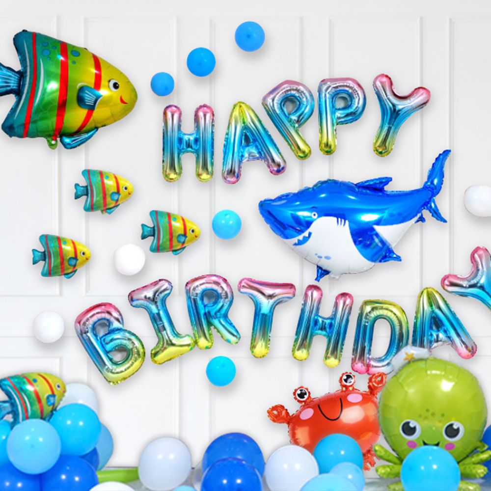 브로키 파티풍선 숫자 은박 생일가랜드 이벤트 (100미니)