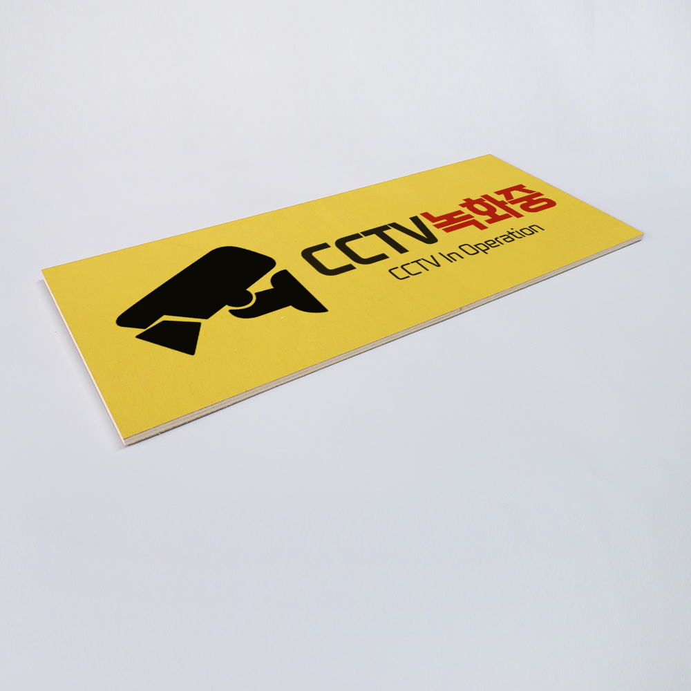 CCTV녹화중표지판 CCTV안내판 CCTV사인 표찰 문구 안내 카메라그림 경고 안전 촬영 - 상세 이미지 4