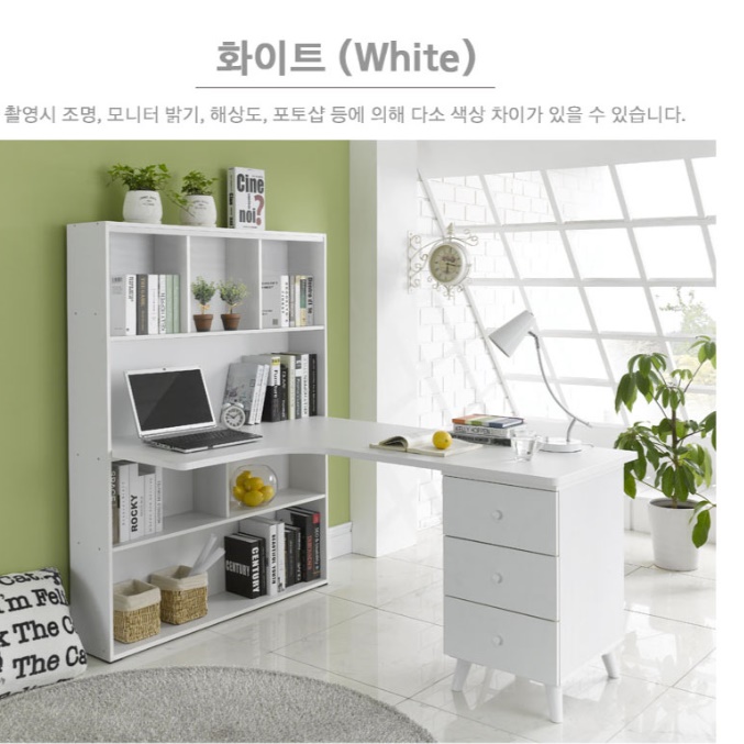 ㄱ자형 책상 기역자 기억자 책상 엘자형 l자형 ㄱ자 컴퓨터 책상 - 상세 이미지 2