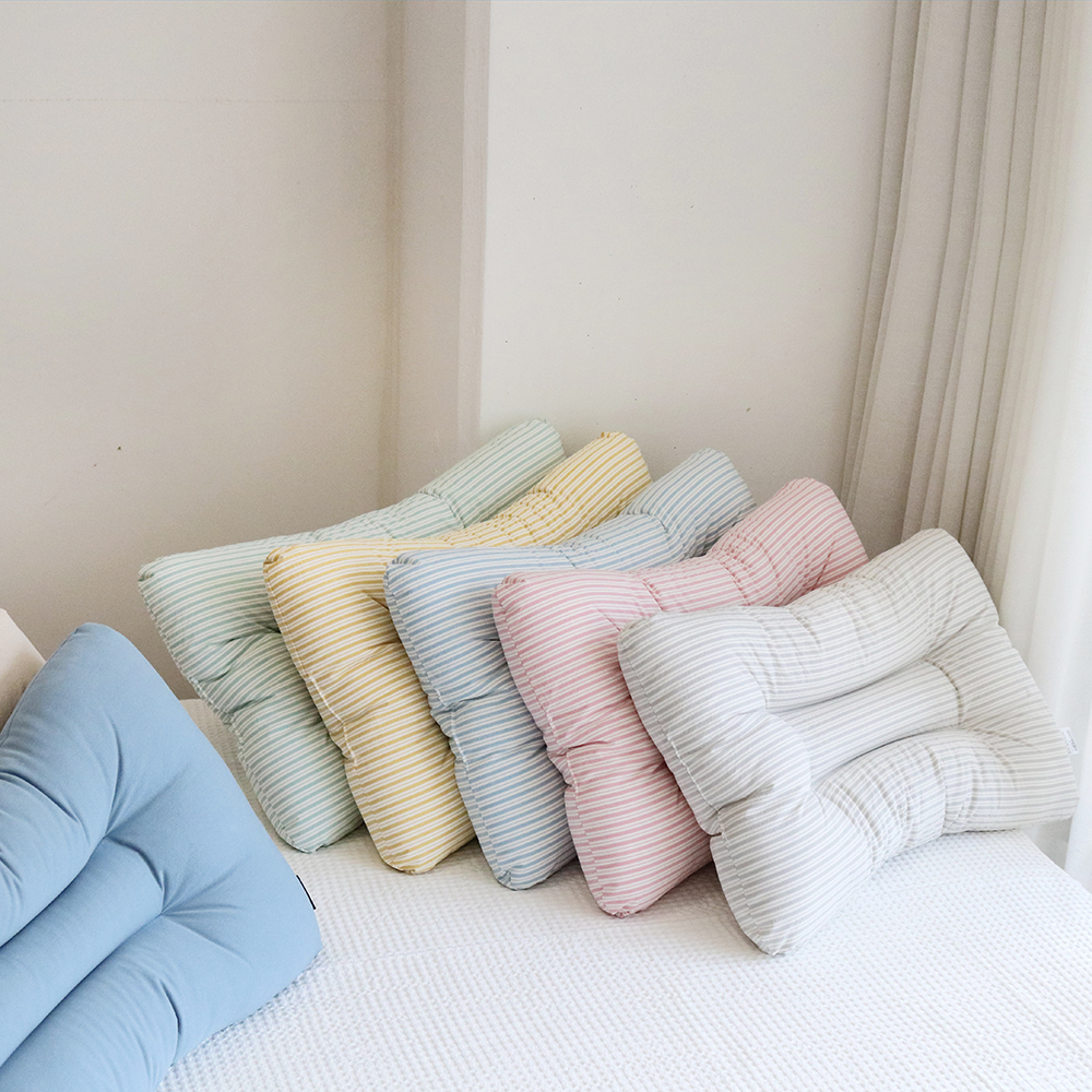 피넛버터젤리 피오라 빨아쓰는 낮은 경추베개 숙면 일자목 거북목 편한 베개 통세탁