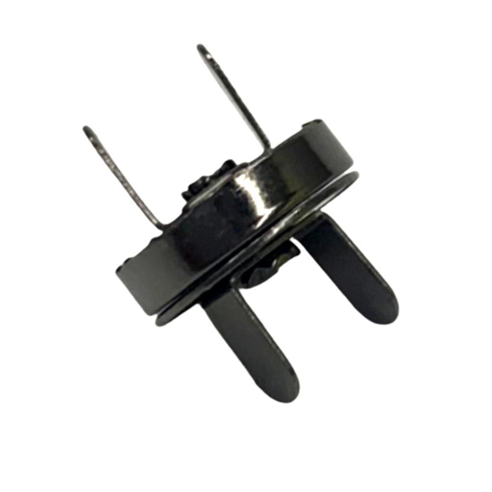 바느질없는 핀단추 부착단추 11자핀 자석여밈 18mm 5P 블랙 중형