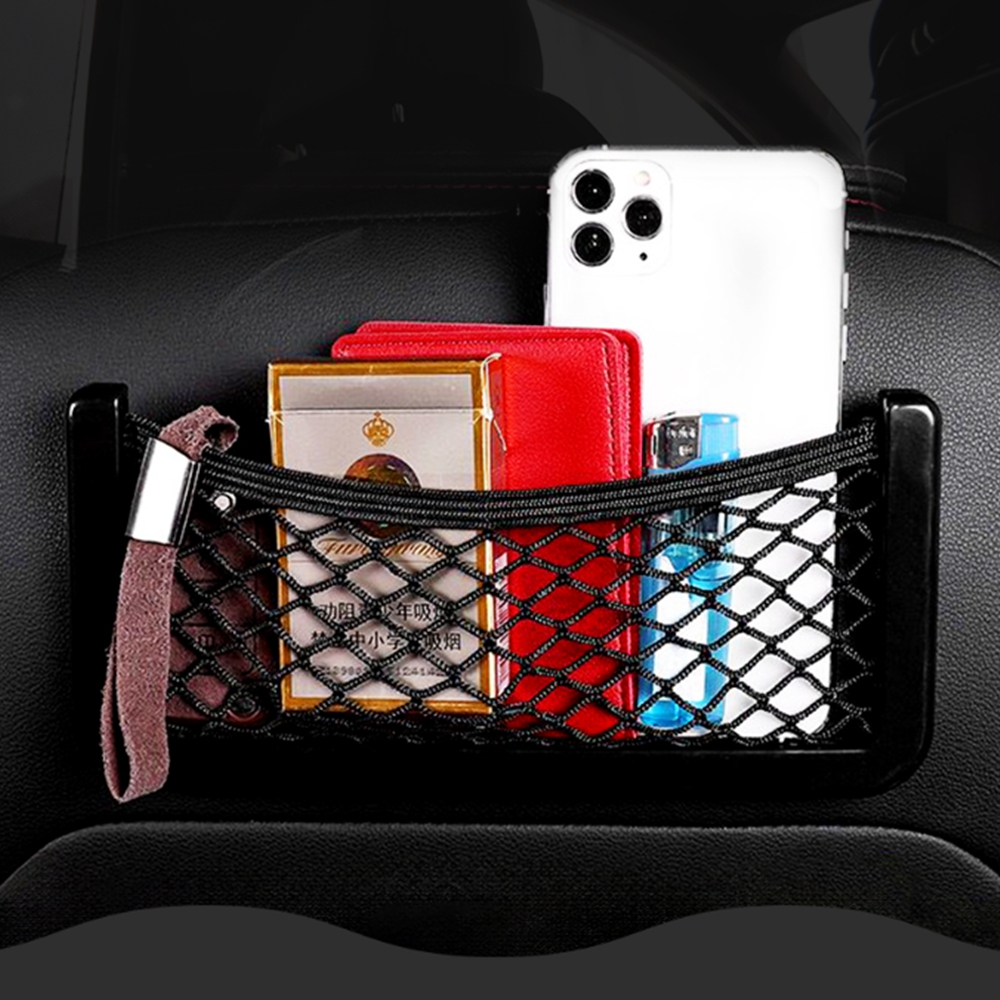 부착식 자동차 미니수납함 그물 틈새수납 사이드포켓