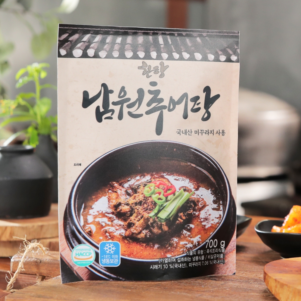 한탕 남원 추어탕 700g 5팩 국내산 미꾸라지 기력황제 즉석국 즉석탕 즉석조리식품 - 상세 이미지 5