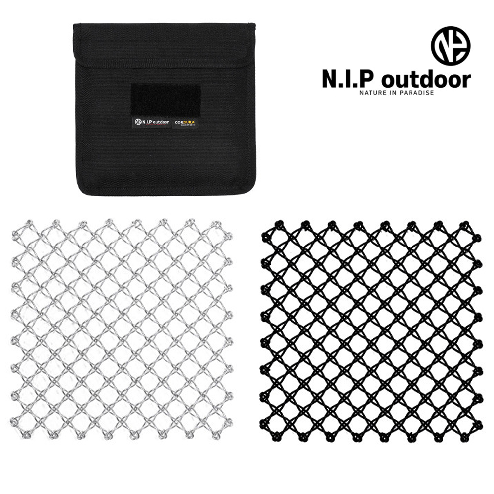 N.I.P 와이어팟 코일 스탠드 냄비받침 캠핑용 파우치포함