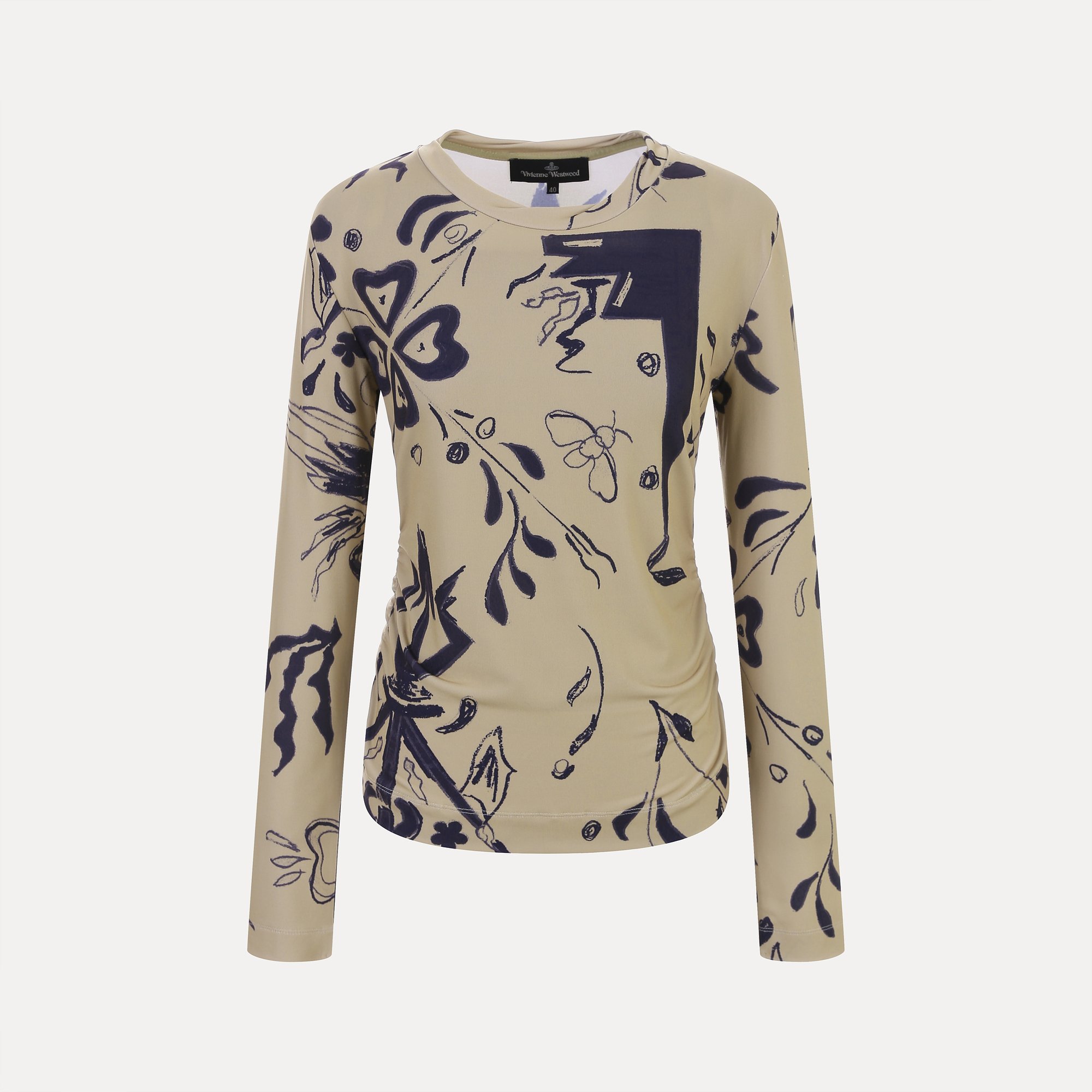 비비안웨스트우드 프린트 저지 티셔츠 VOTUTS5330 11 - 상품 이미지