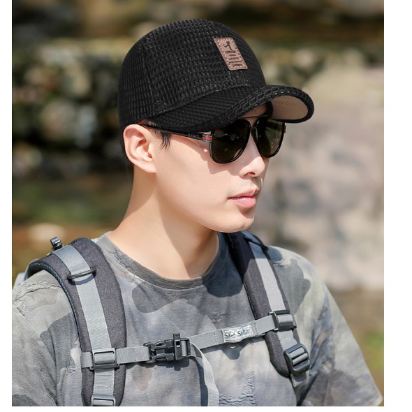 통풍 볼캡 여름 메쉬 모자 시원한모자 여름용 테니스 야구 매쉬 볼 캡 잘되는 무지 망사 - 상세 이미지 2