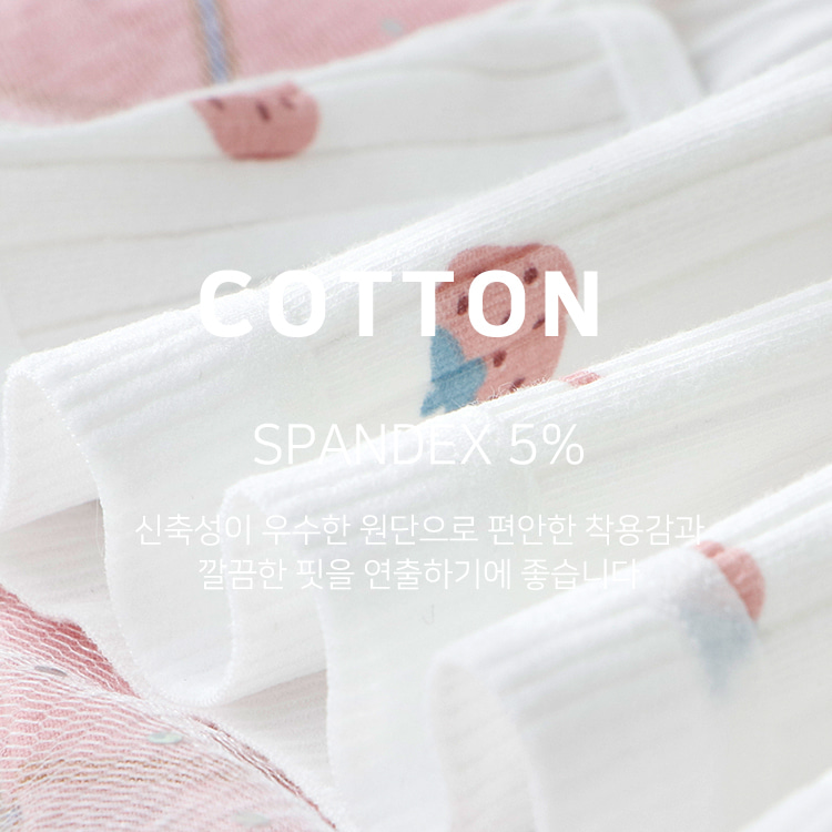 심쿵 사랑스러운 스위트 베리 면팬티 5개 세트 이미지 2