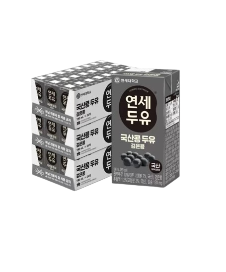 연세 우리콩 두유 검은콩 국산콩 연세우유 190ml x 72개