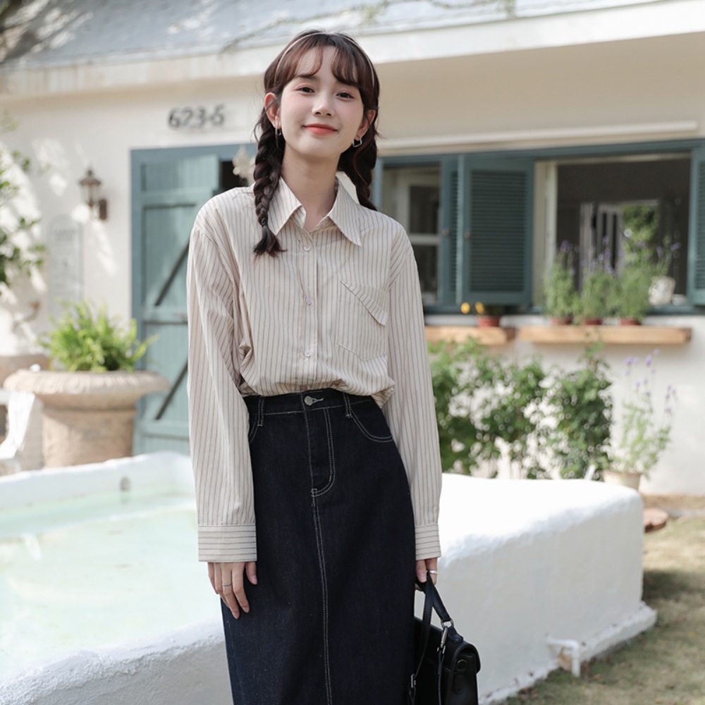 낮과 밤이 다른 그녀 1화 이정은 정은지 셔츠 봄 심플한 의상 옷 패션 - 상세 이미지 3