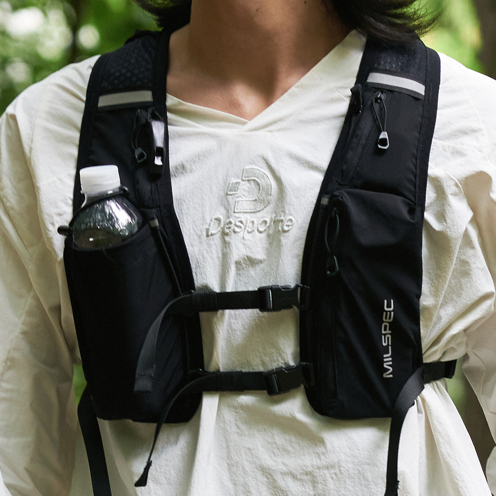 밀스펙 프로 트레일러닝 초경량 조끼 베스트 마라톤 조깅 러닝 백팩 이미지 2