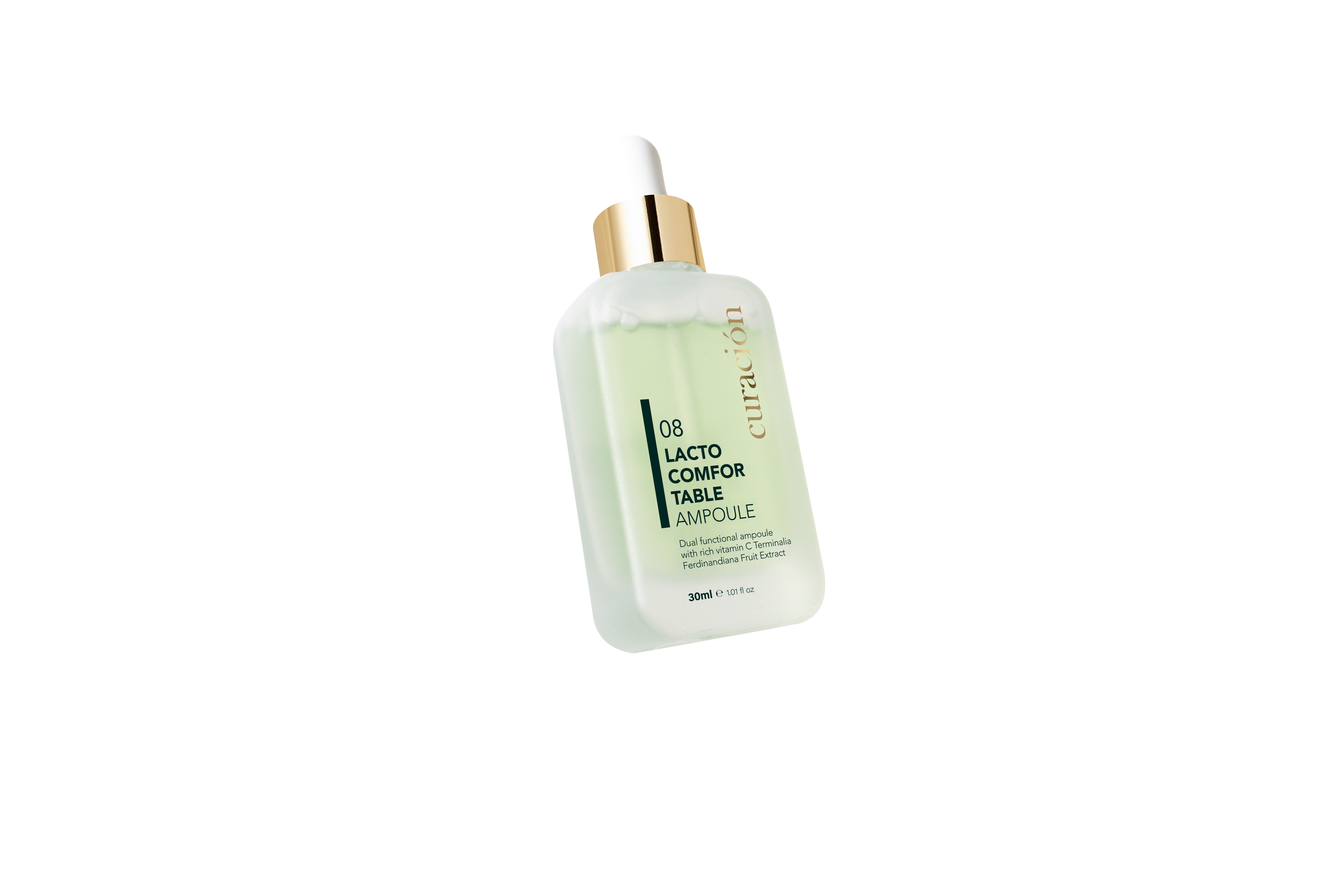 큐라씨온 락토 컴포터블 앰플 30ml, 히알루론산 안티에이징 화이트닝 피부탄력 - 상세 이미지 2