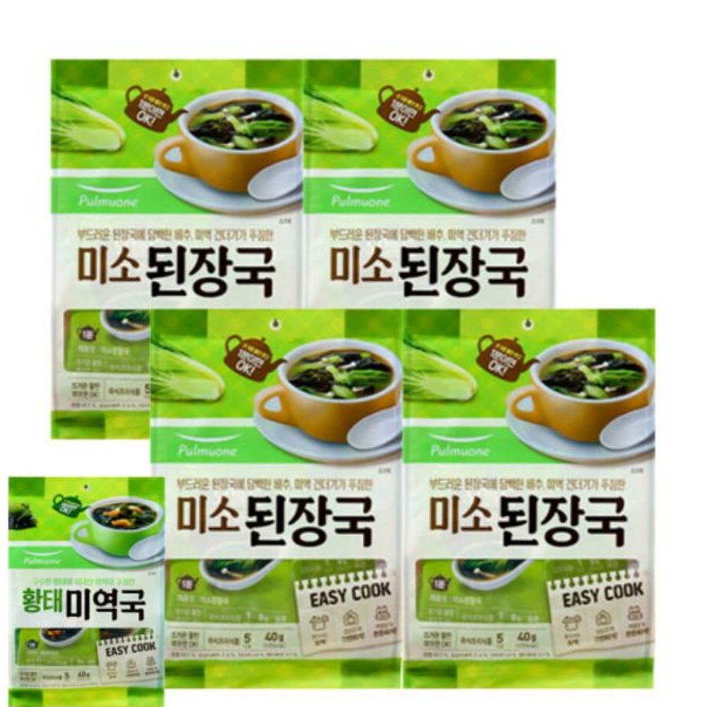 대량 마트 미소된장국 블럭국 5입 4개 20개입 : 서치플레이스9