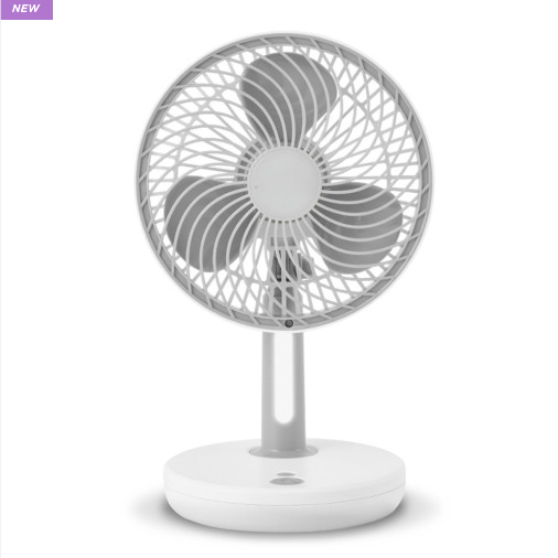미니 탁상용 회전 무선 선풍기 캠핑 사무실 책상 무소음 소형 서큘레이터 - 상품 이미지
