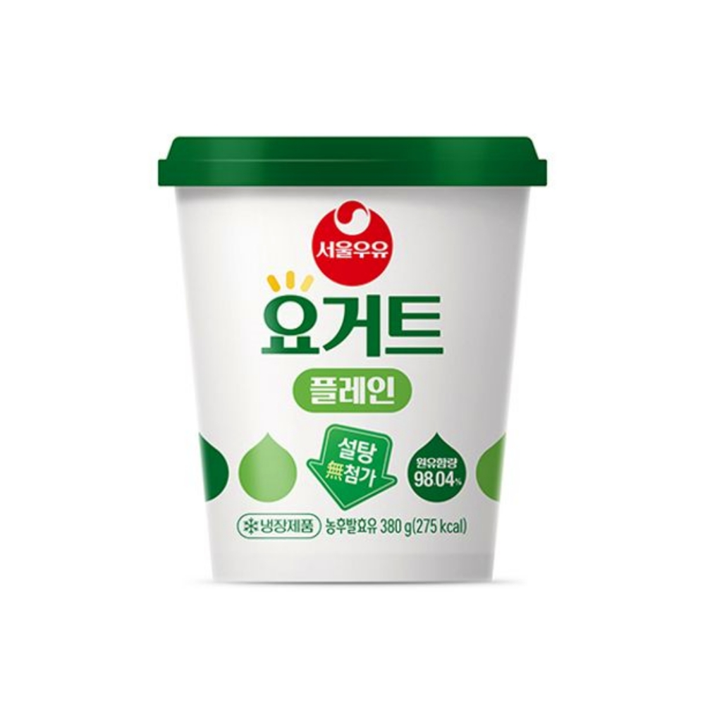 사무실음료 요거트 아이음료 플레인 380g 6입 플레인 요거트 : 서치플레이스9