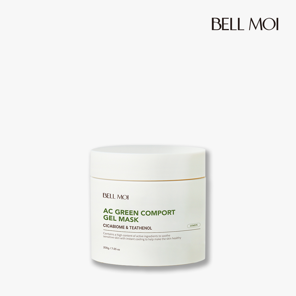 벨모이 AC 그린 컴포트 겔 마스크 200g 피지케어 영양공급 트러블케어 모공케어 압도적 쿨링 유산균 솔루션