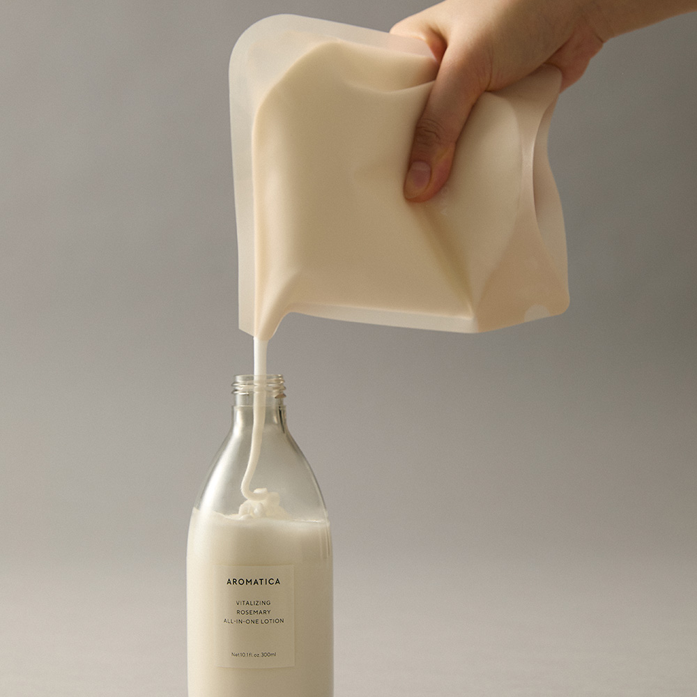 아로마티카 바이탈라이징 로즈마리 올인원 로션 300ML & 리필 300ML 세트