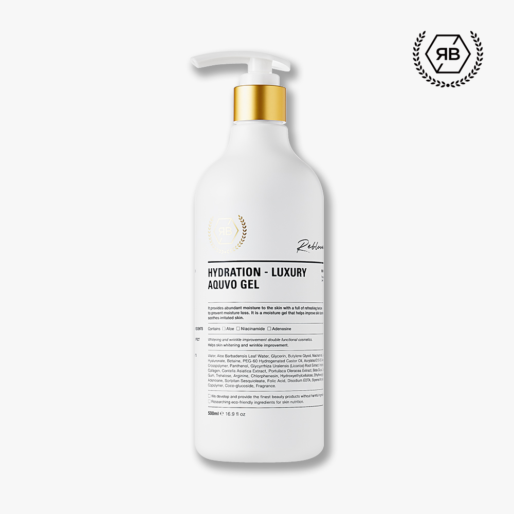 리블 리블룸 하이드레이션 럭셔리 아쿠보겔 500ml 노화방지 옥정수겔 더마코스메틱 - 상품 이미지